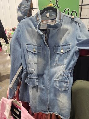 Notations Light Blue Denim Jean Jacket